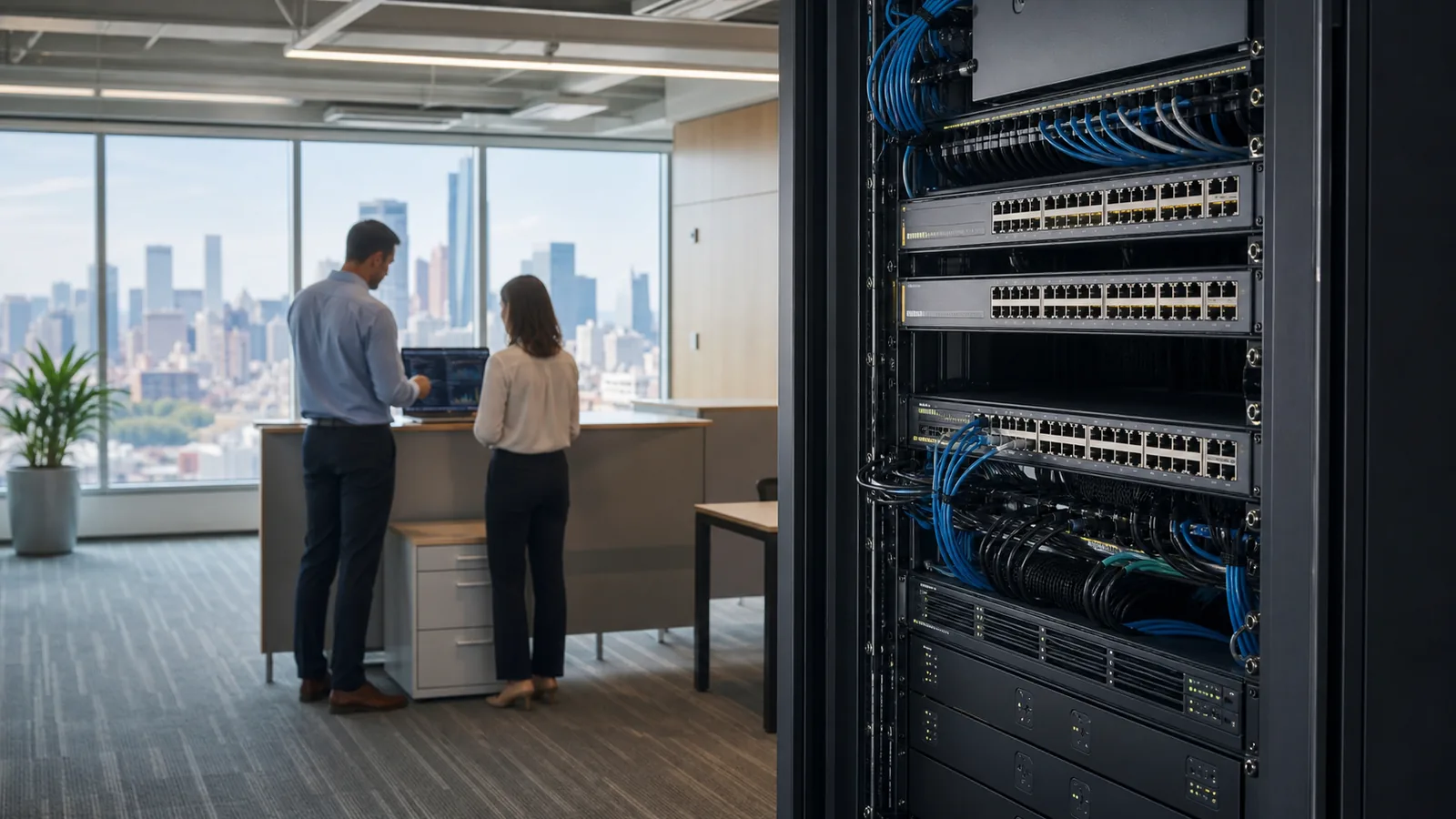 Nassau VoIP team planning business voice and call-flow operations around a Melville workflow for AI MSP Melville — Nassau Voice Support